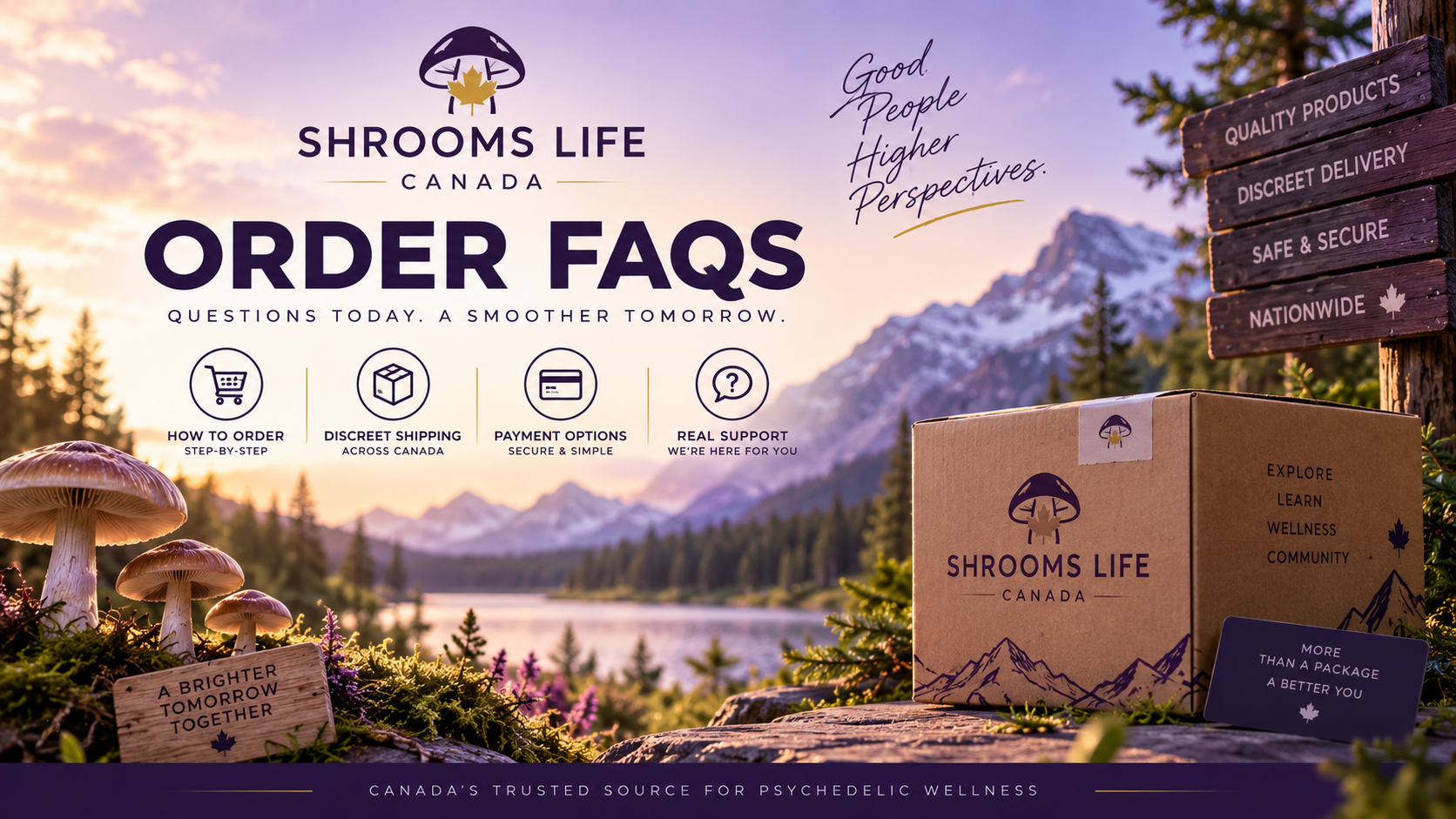 Shrooms Life Canada Order FAQs